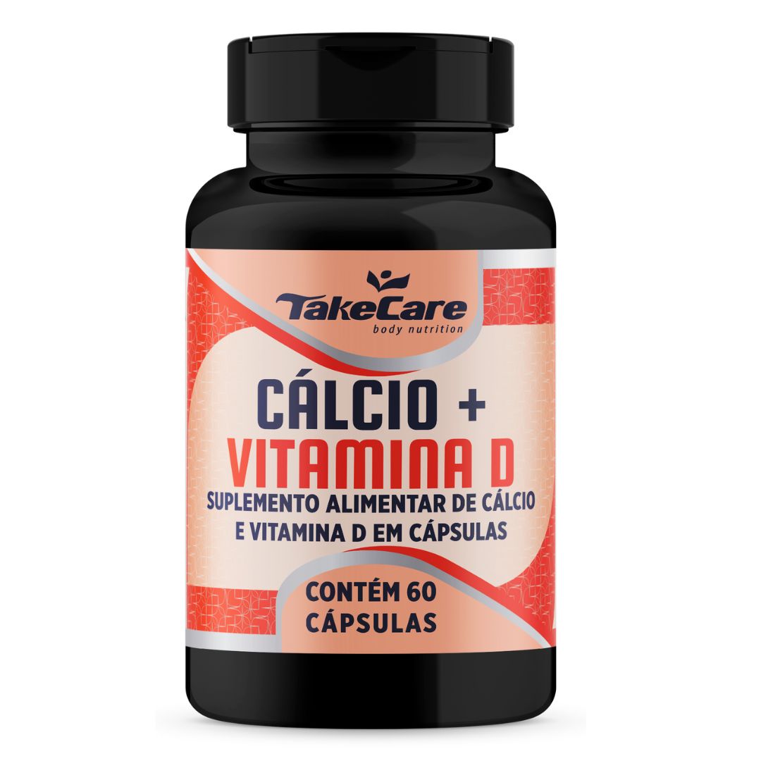 CÁLCIO + VITAMINA D - 60 CÁPSULAS