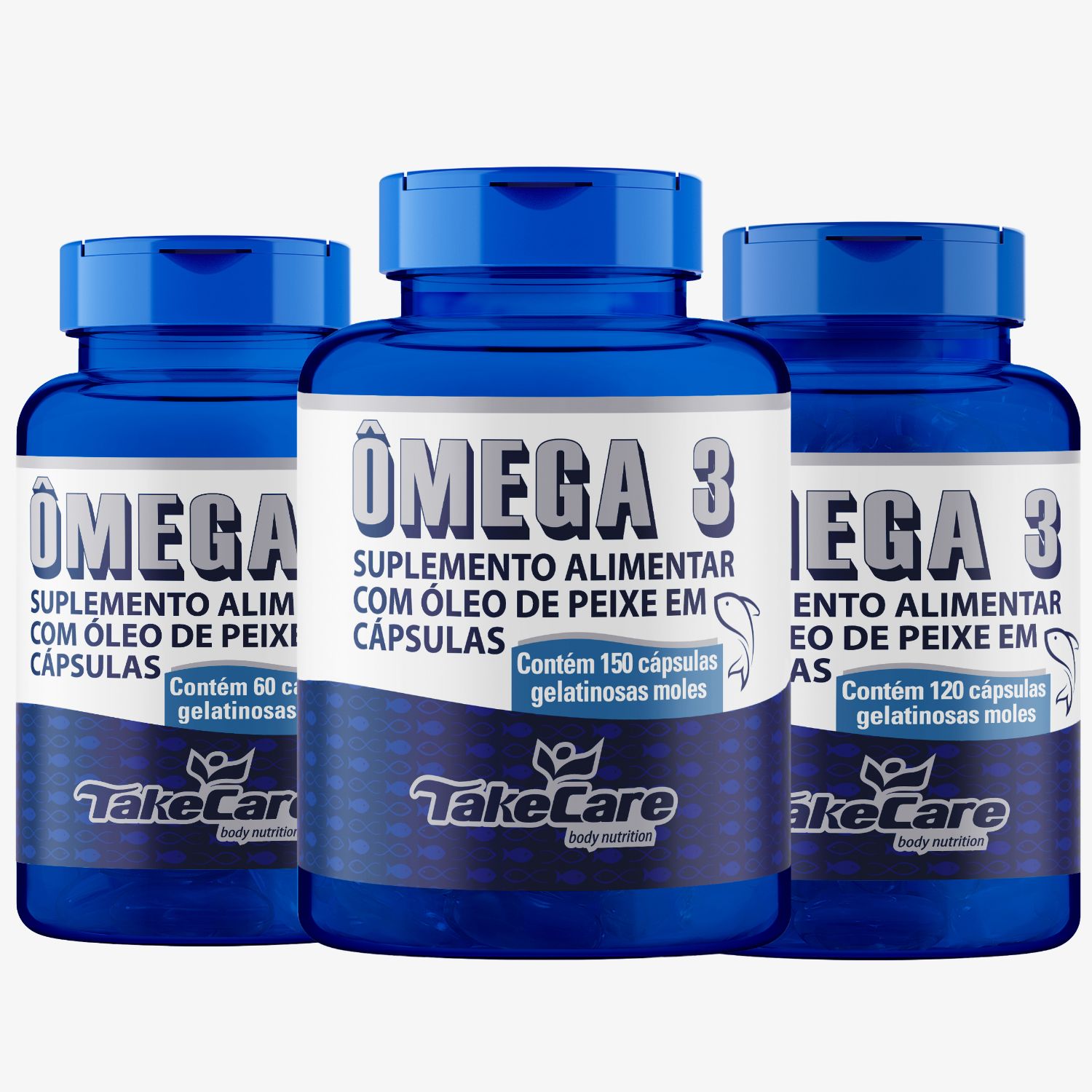 ÔMEGA 3 - 60, 120 ou 150 Cápsulas