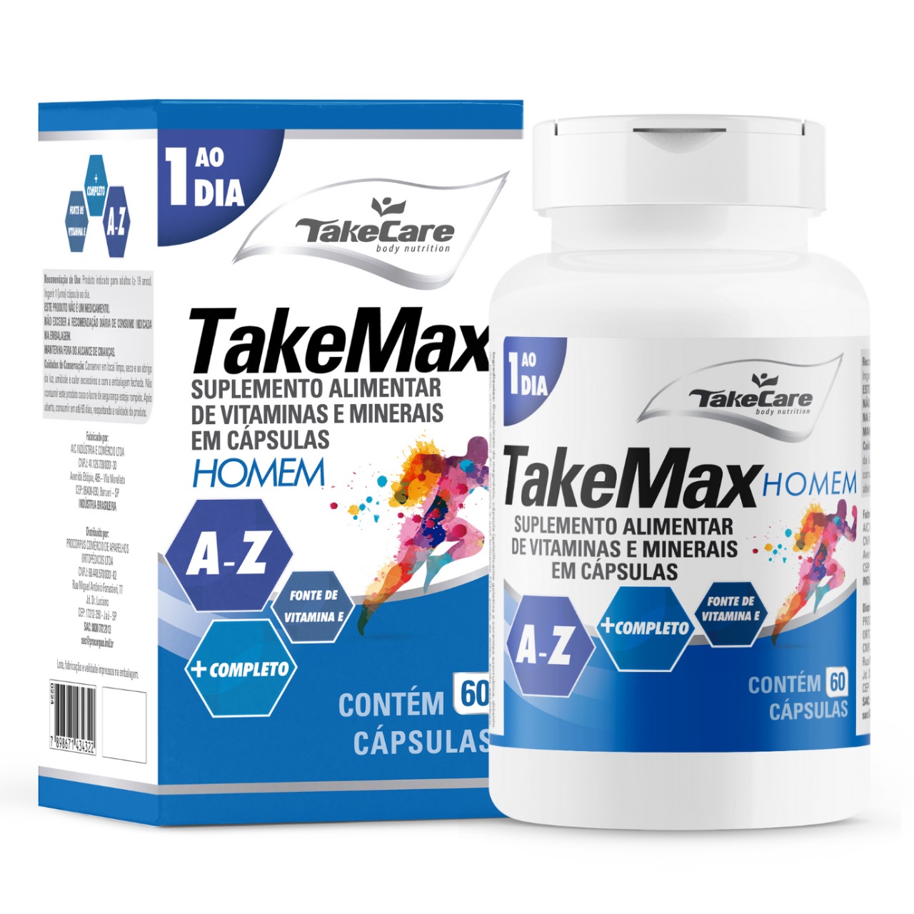 TAKE MAX HOMEM - 60 CÁPSULAS